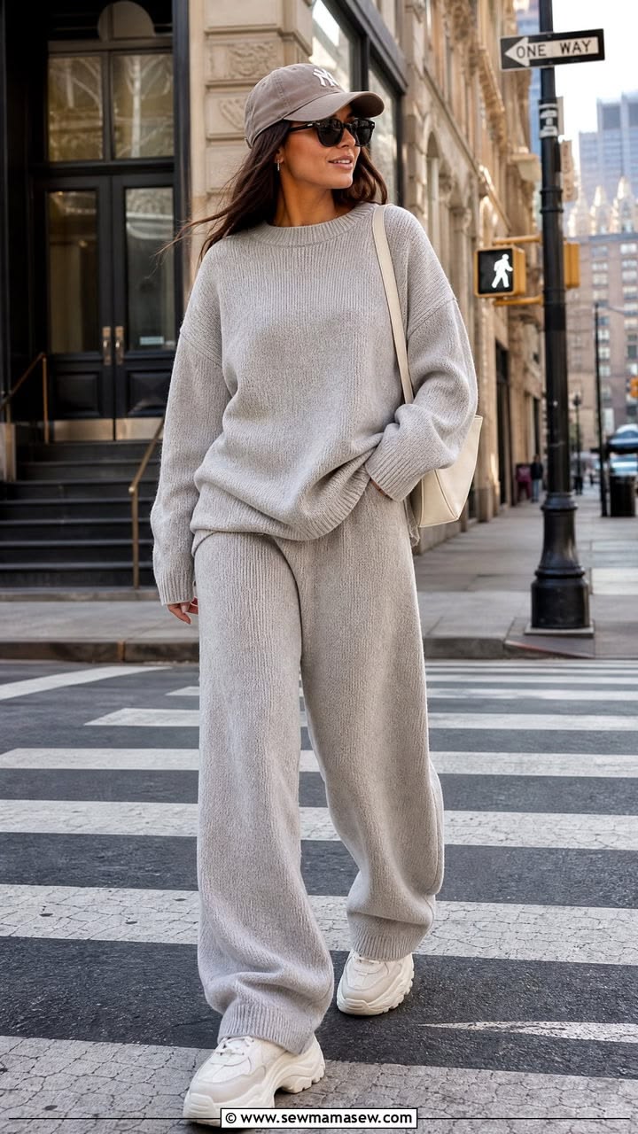 25 Knit Matching Set Outfit Ideas for Cozy...