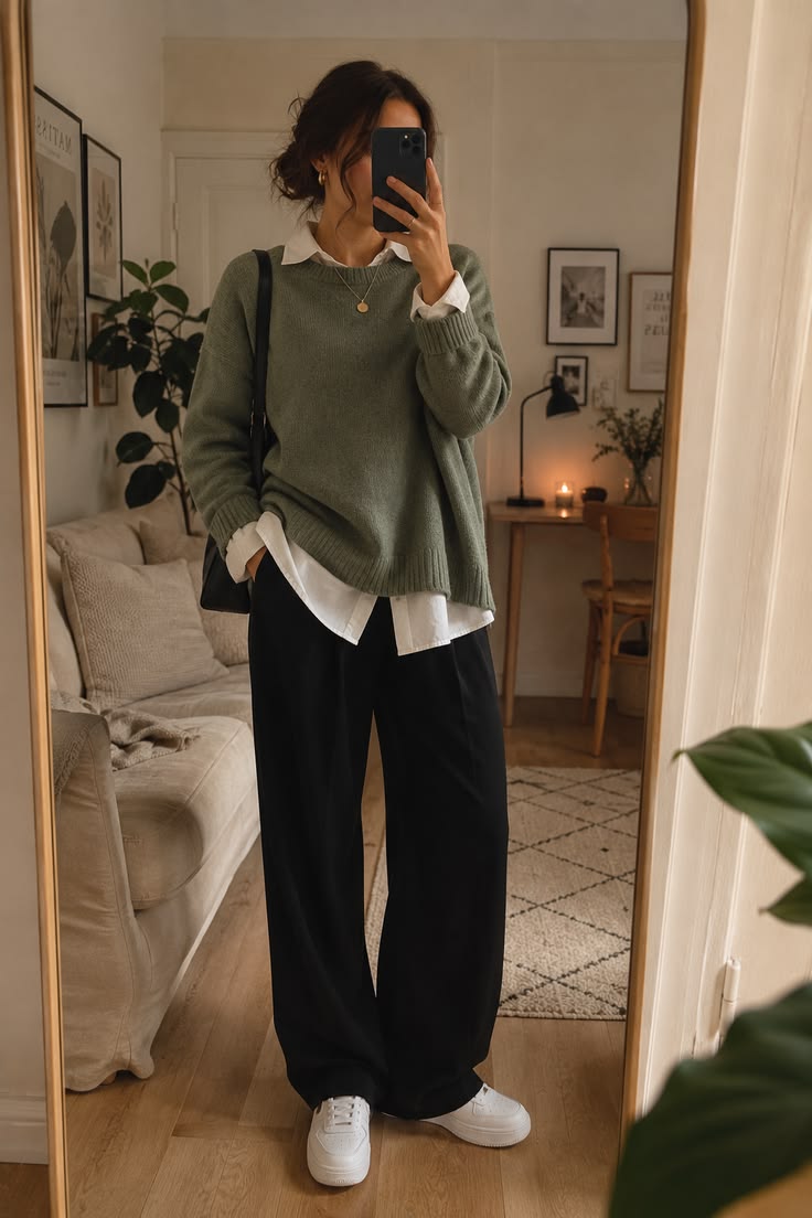 Looks de oficina chic de invierno que te encantarán