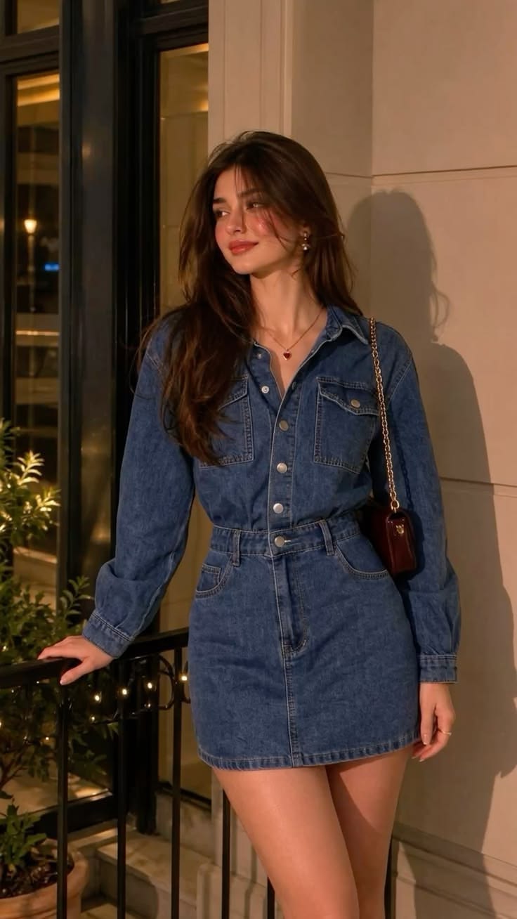 petite robe en denim ✨
