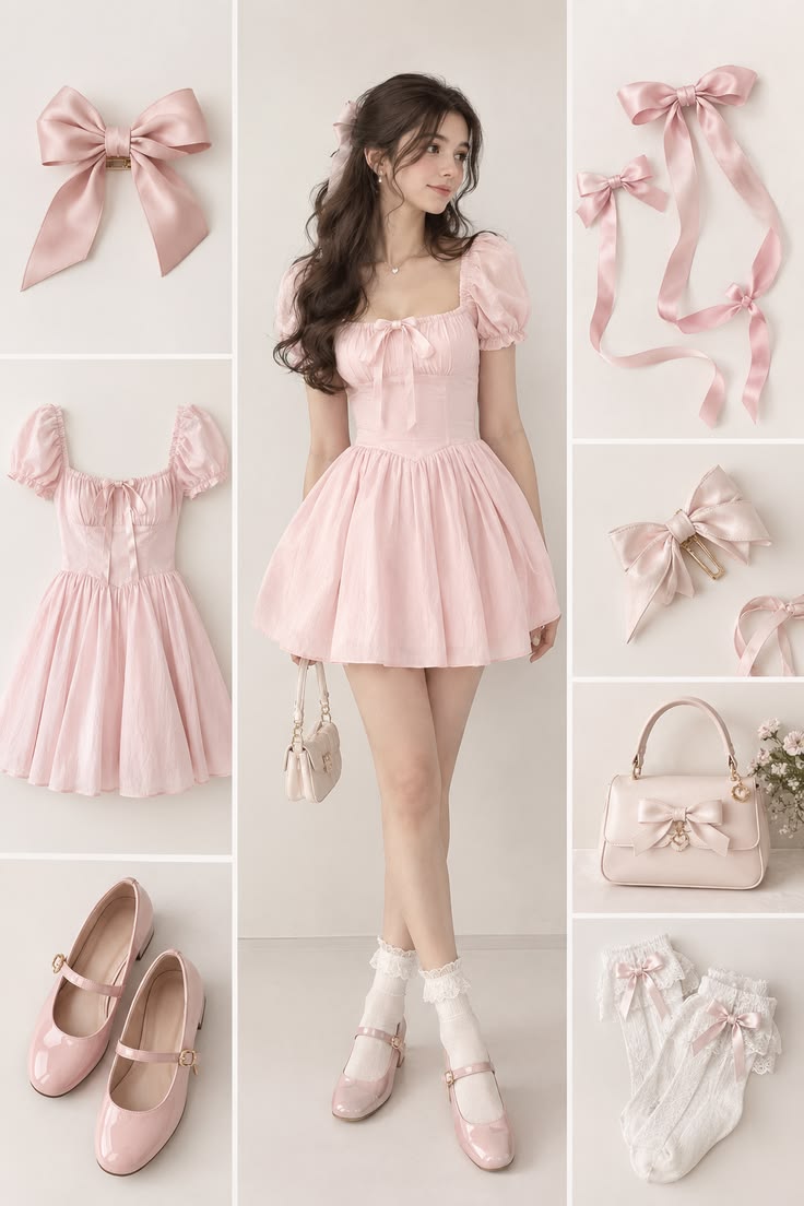 Tenue esthétique coquette pour filles