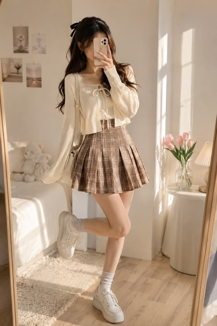 idées de tenues coréennes mignonnes