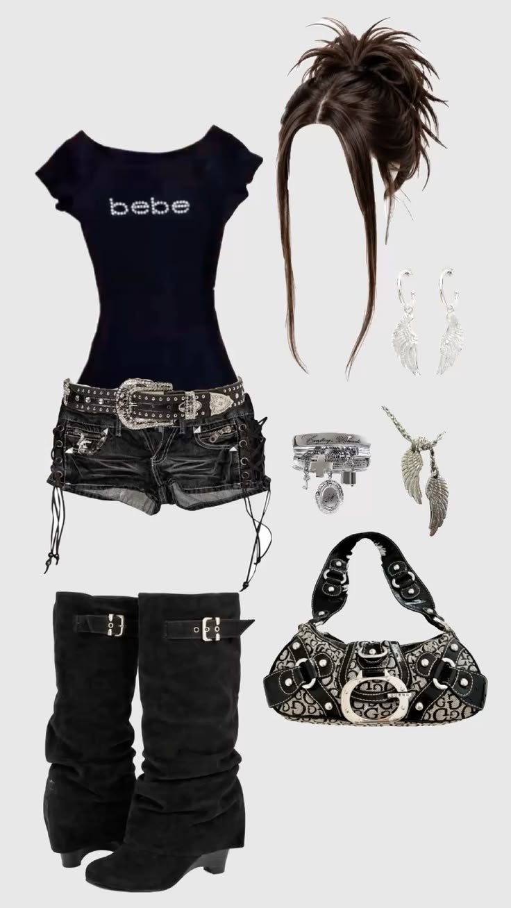 Inspiration tenue alt grunge Y2K