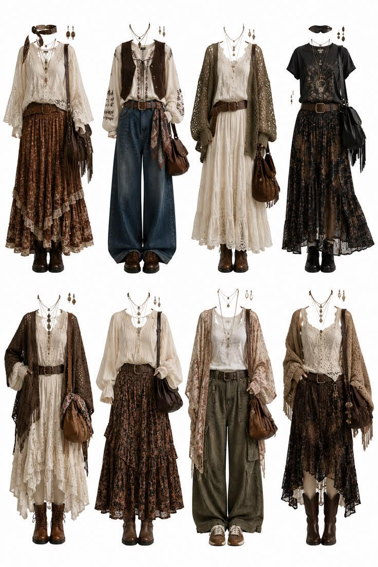 Esthétique tenue bohème