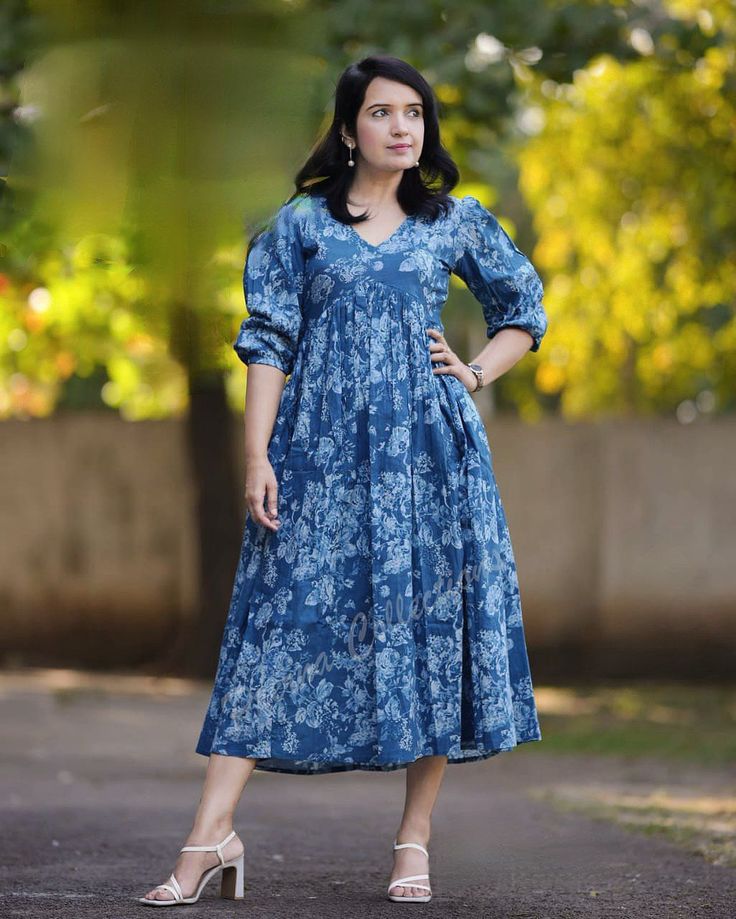 Price-699+shipping WhatsApp7014221926 Cotton one piece dress | summer dresses | Indian outfits