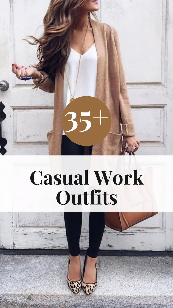 Casual Fridays Feeling Lazy? 30 Casual Work Outfits