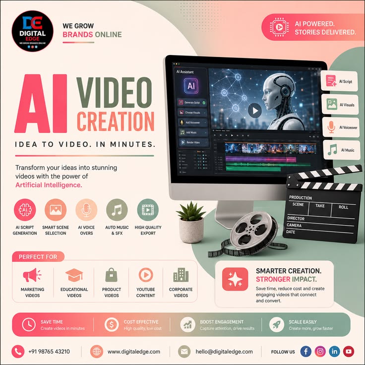 Services de création vidéo IA | Production vidéo assistée par IA