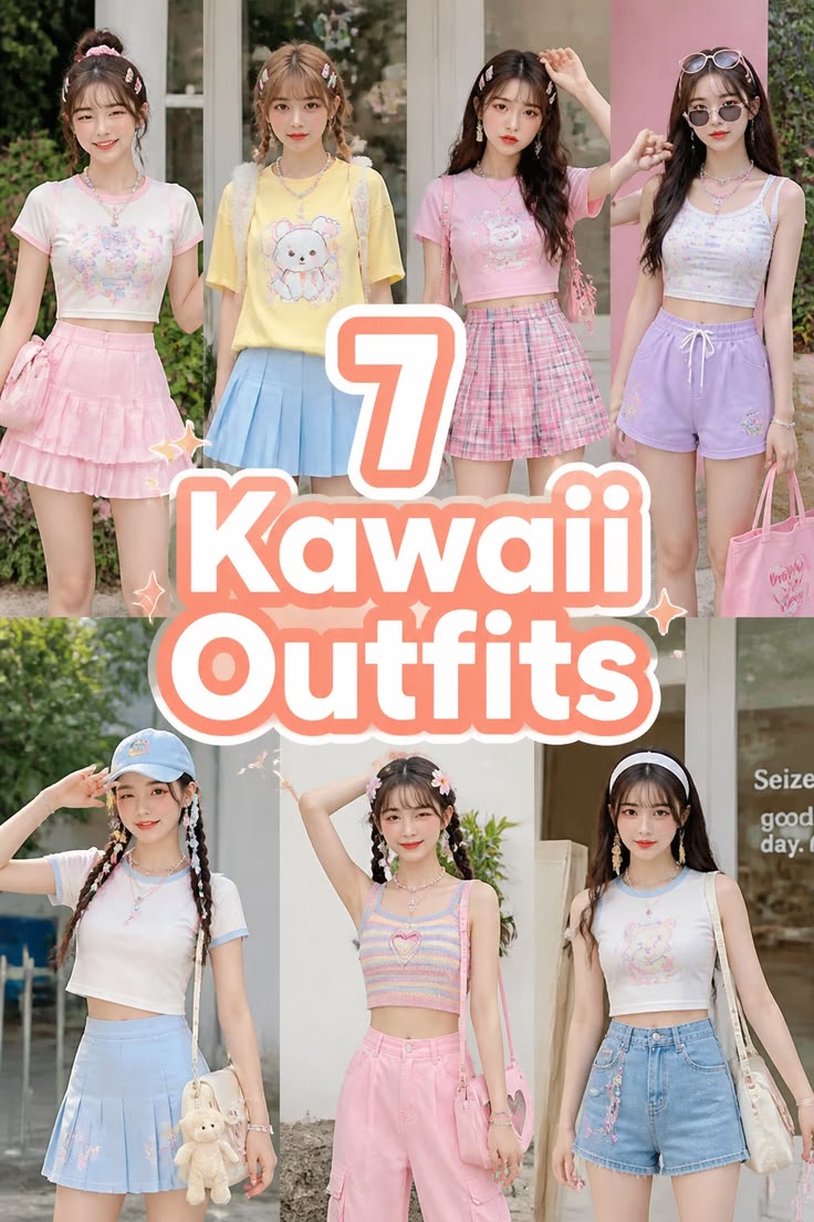 🌸 Tenues kawaii adorables pour l’été