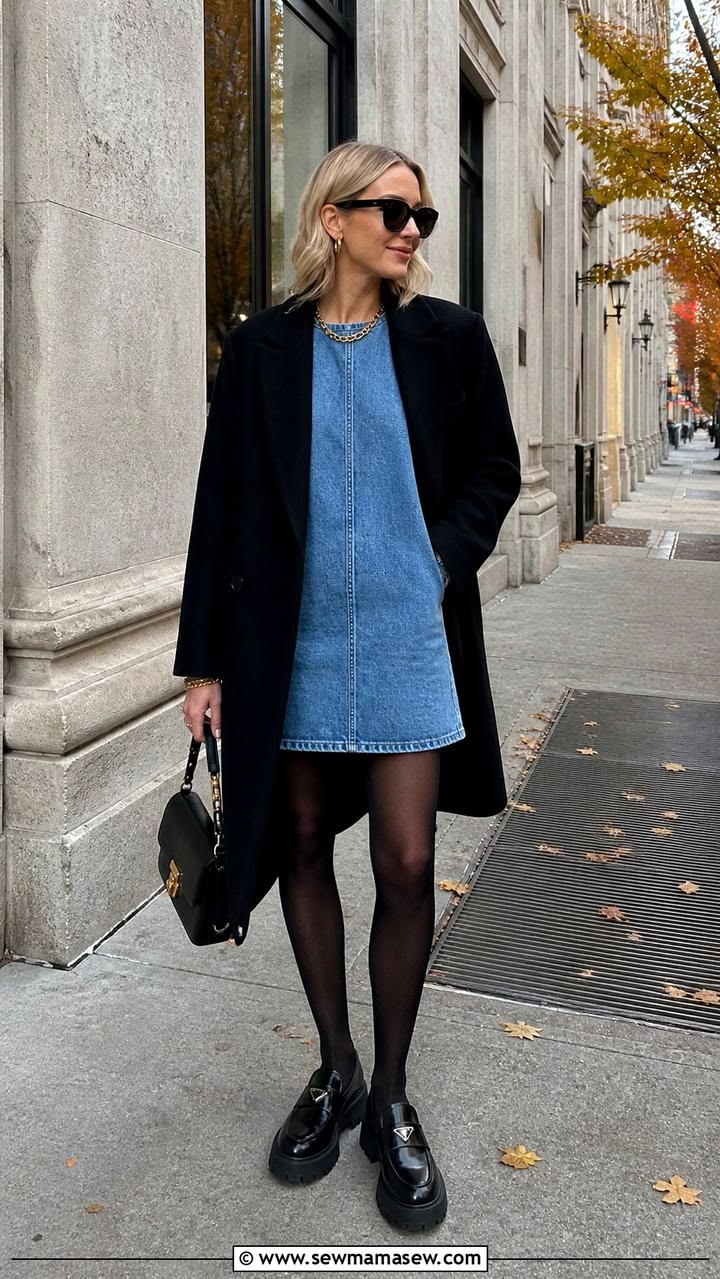 40 idee outfit con abito in denim per uno chic senza sforzo