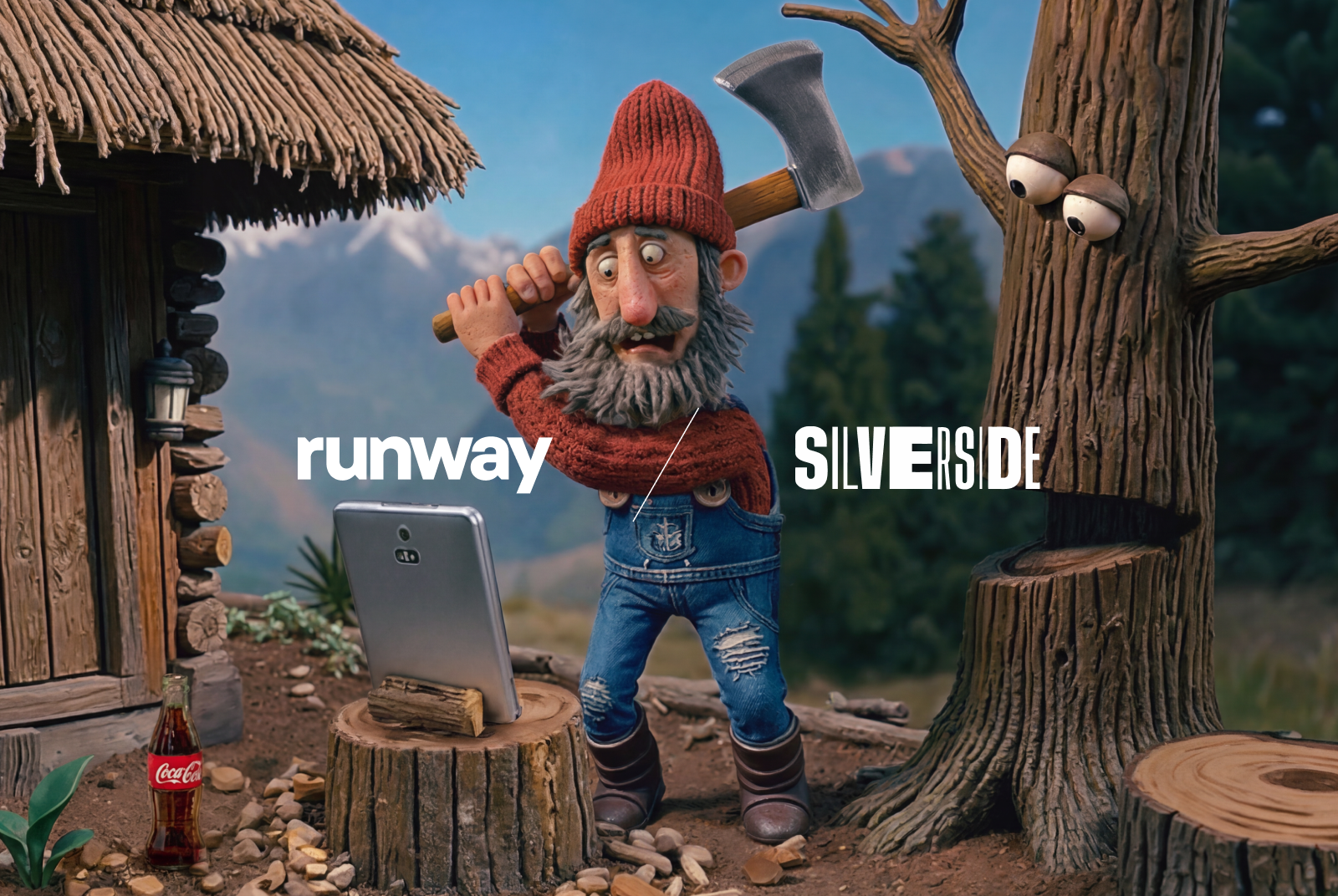 Production publicitaire Coca-Cola par Silverside AI
