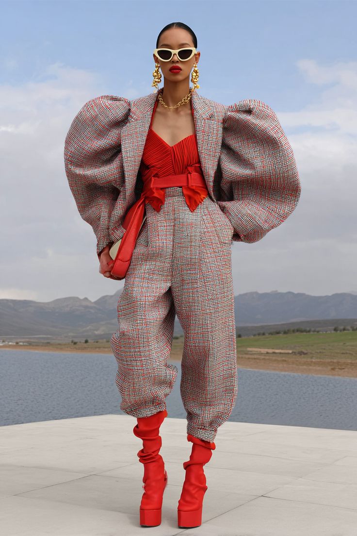 Jacquemus 秋季美学穿搭:时尚模特氛围板广告大片