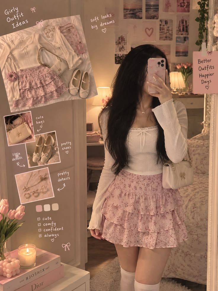 Soft Girl Outfit Ideas 🎀 | Cute & Aesthetic Girly Fashion
