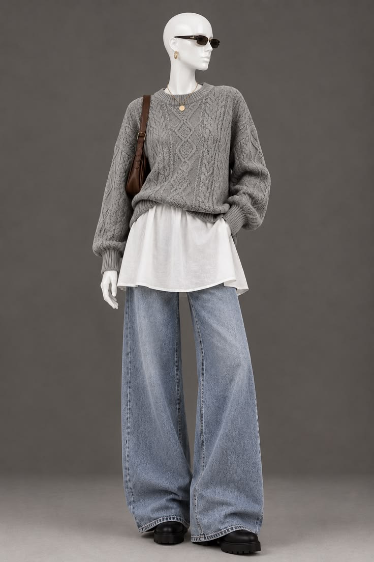 Tendencias de jerséis oversize para otoño 2026