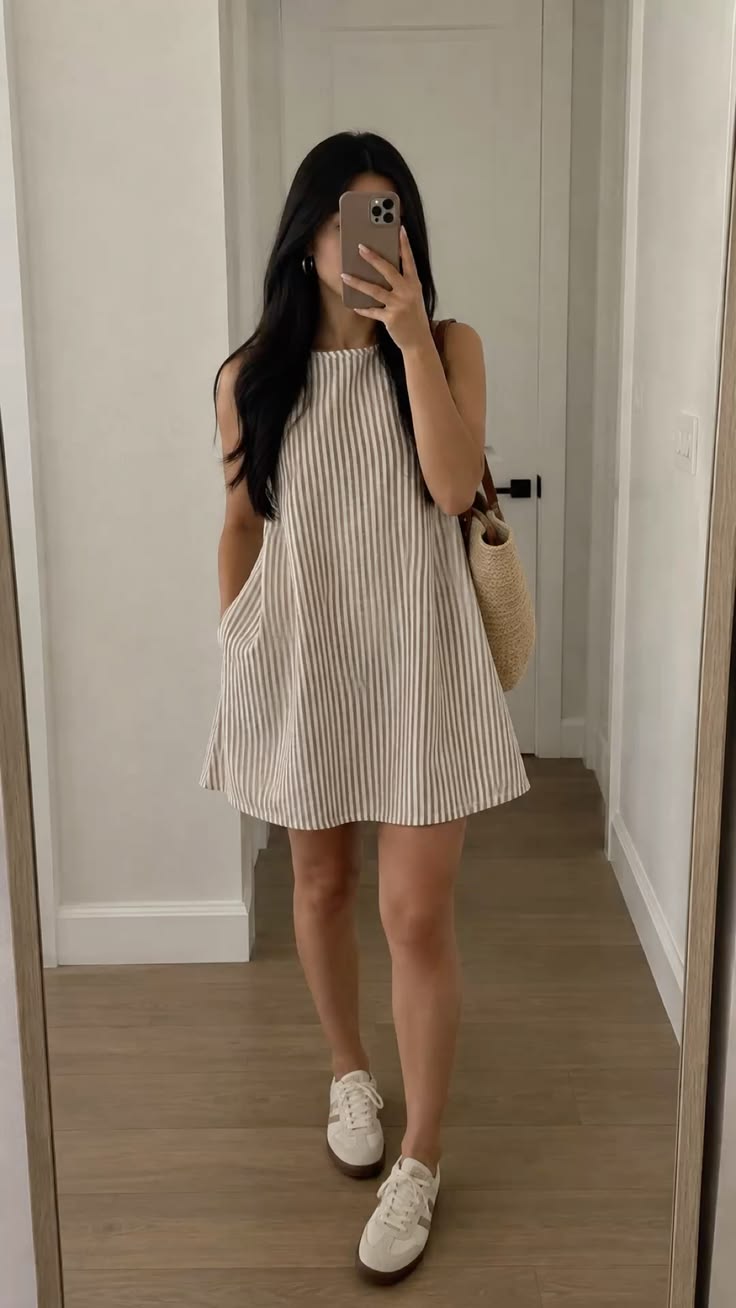 Tenue robe d’été Amazon | style neutre sans effort