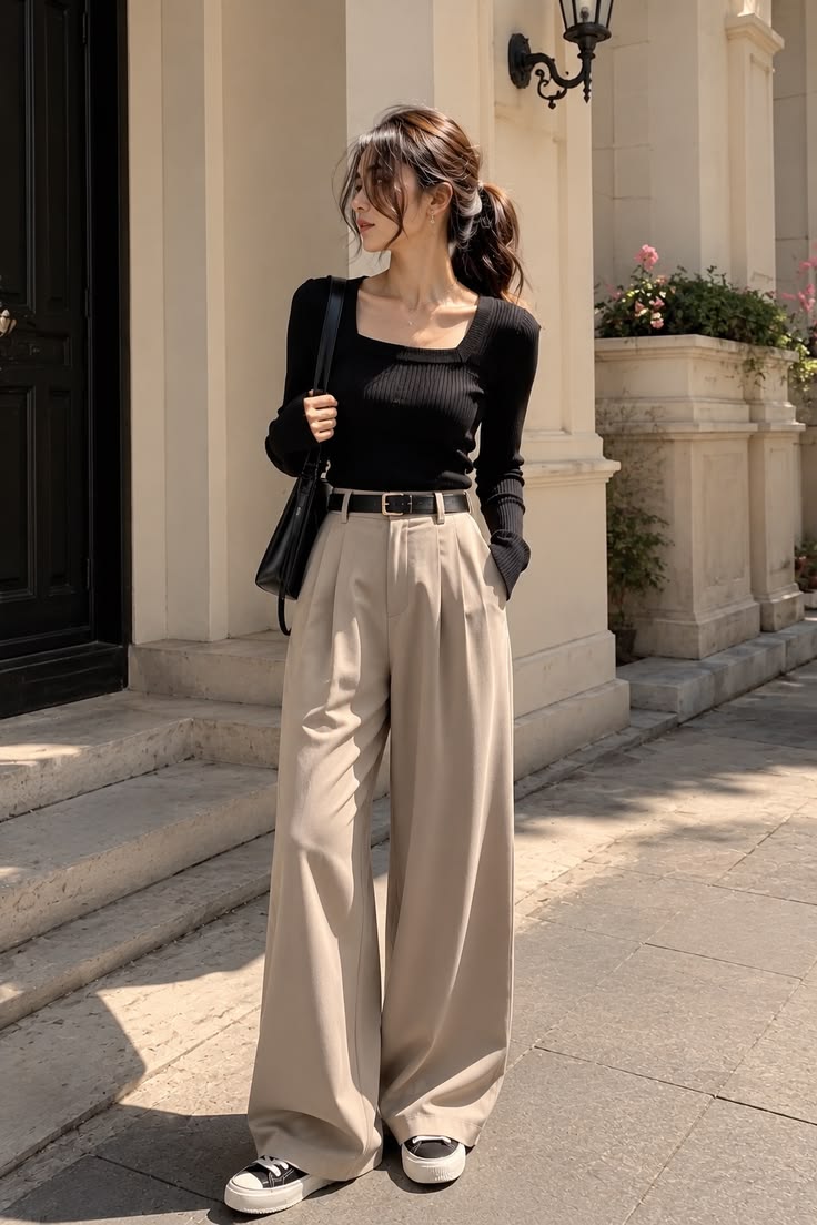 Outfit moda minimalista Gen Z ✨
