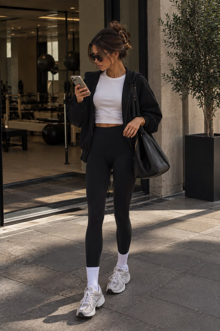 Le look leggings hors service 🤍🖤