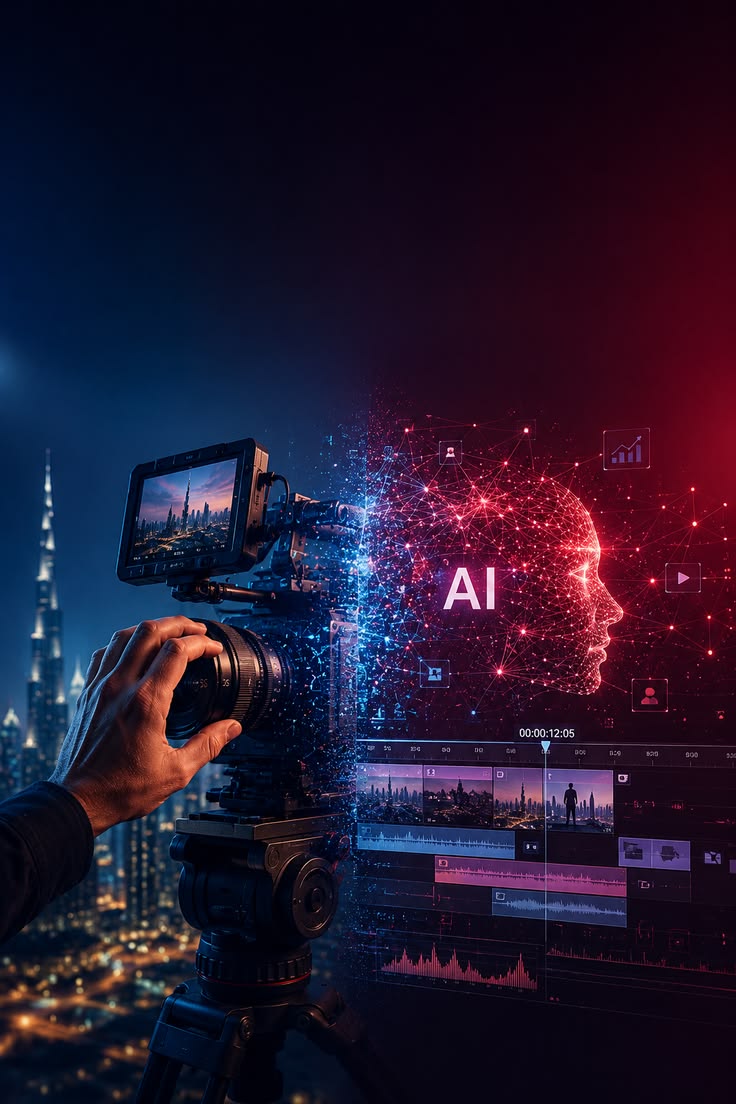 Production vidéo IA à Dubaï | Contenu plus rapide et plus intelligent