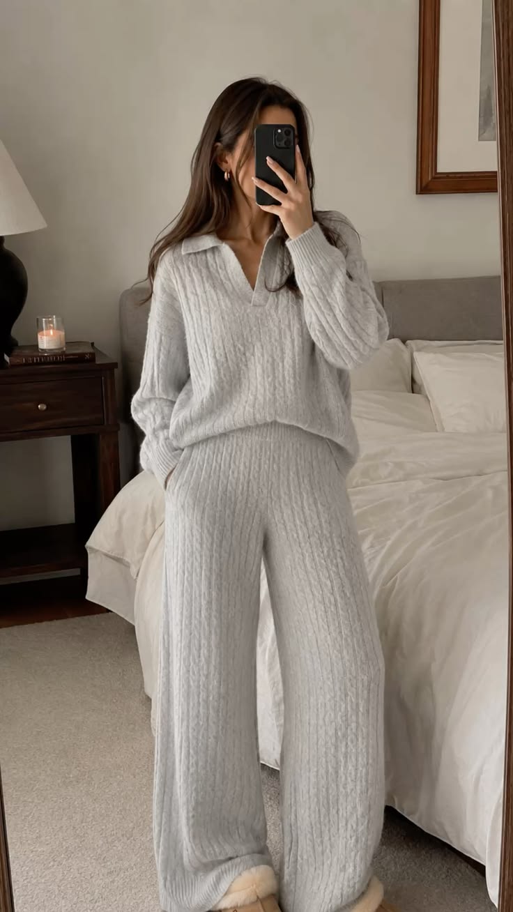 Ensemble loungewear cosy pour les journées douillettes d’automne et d’hiver