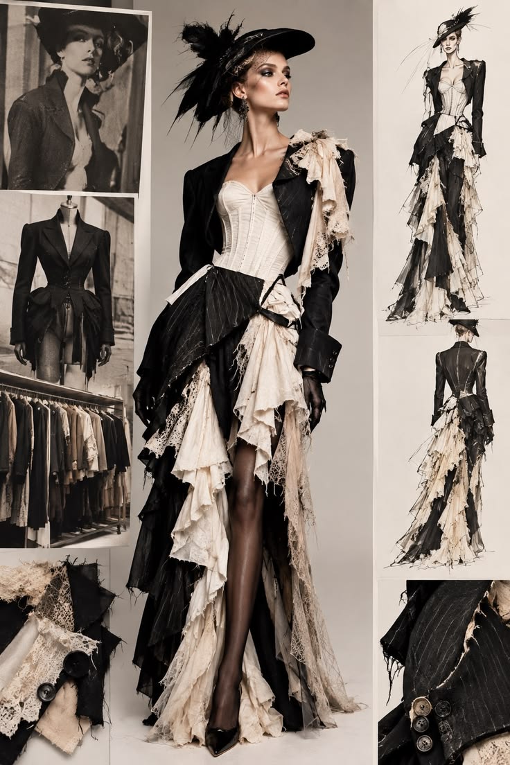 John Galliano Inspired Outfit: Modern Avant-Garde Fashion
