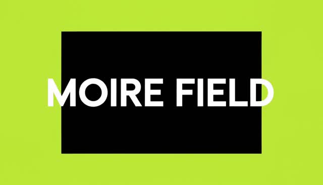 62 MOIRE FIELD: Moiré Interference Pattern