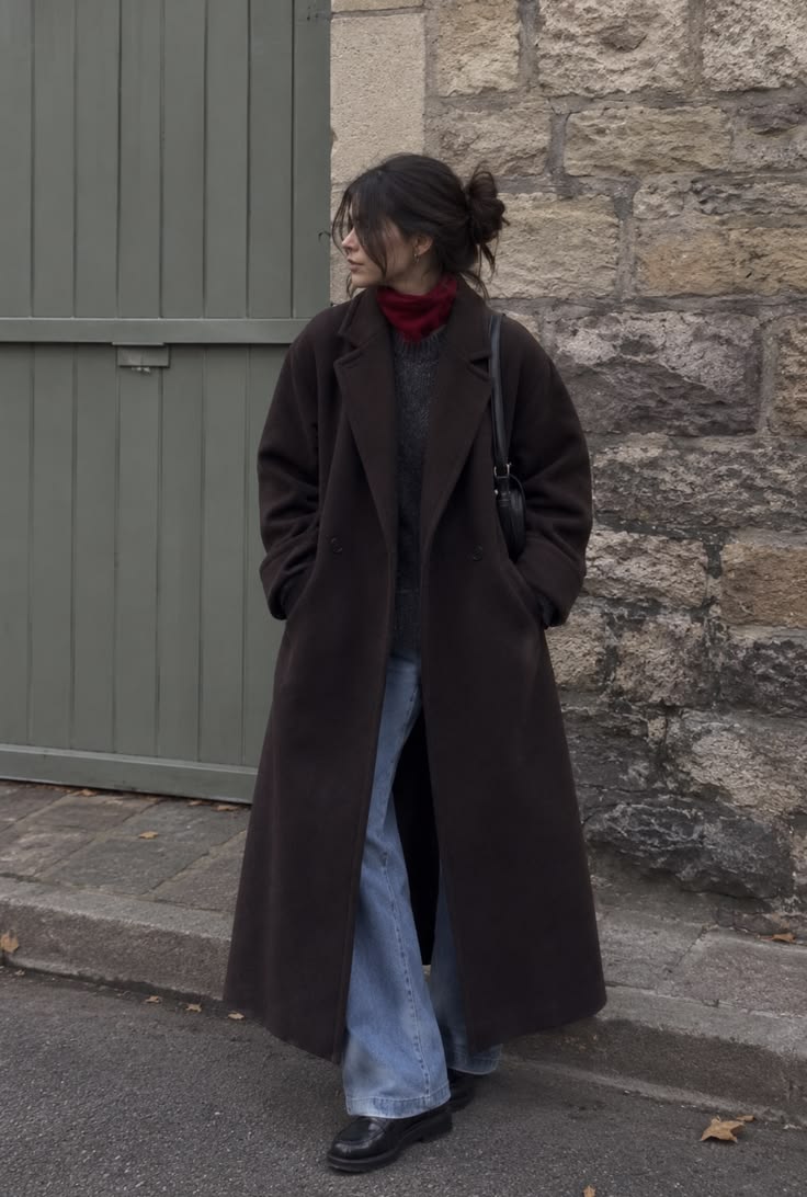 Tenue d’automne avec blazer oversize 🍂🤎
