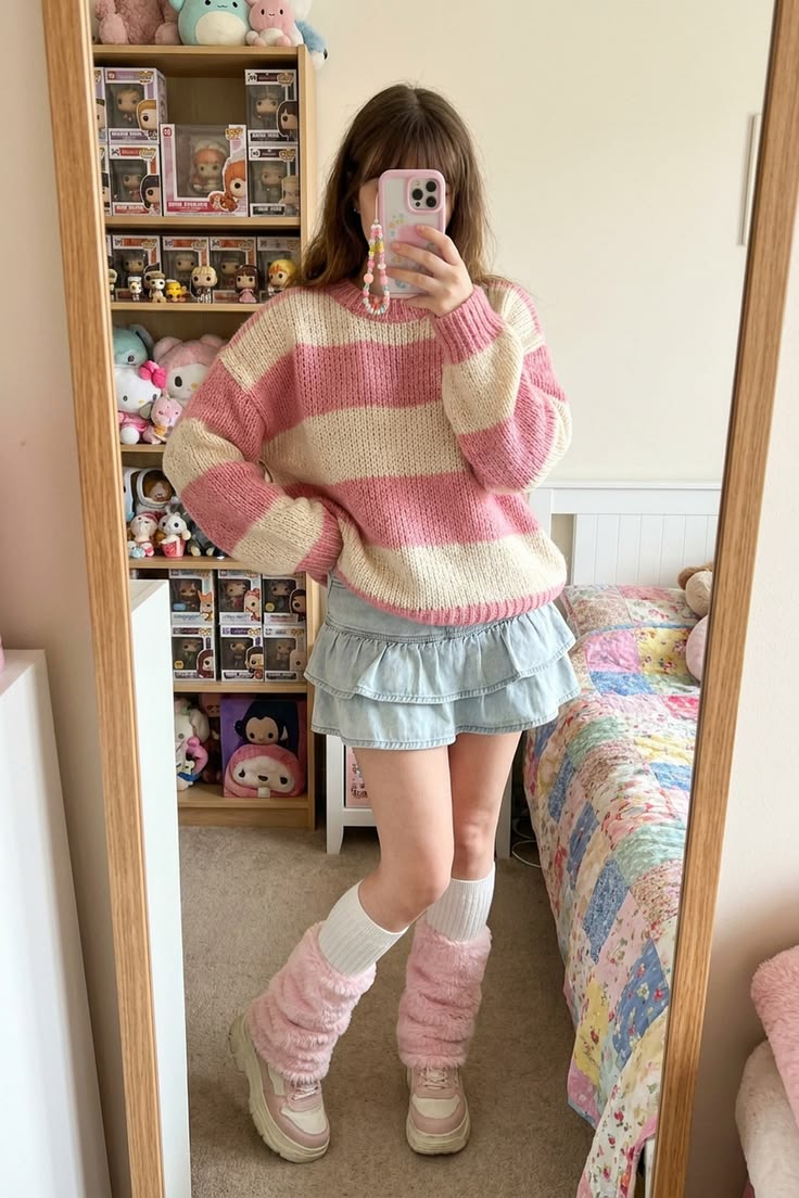 Idées de tenues Kawaii douillettes pour une pièce remplie de peluches
