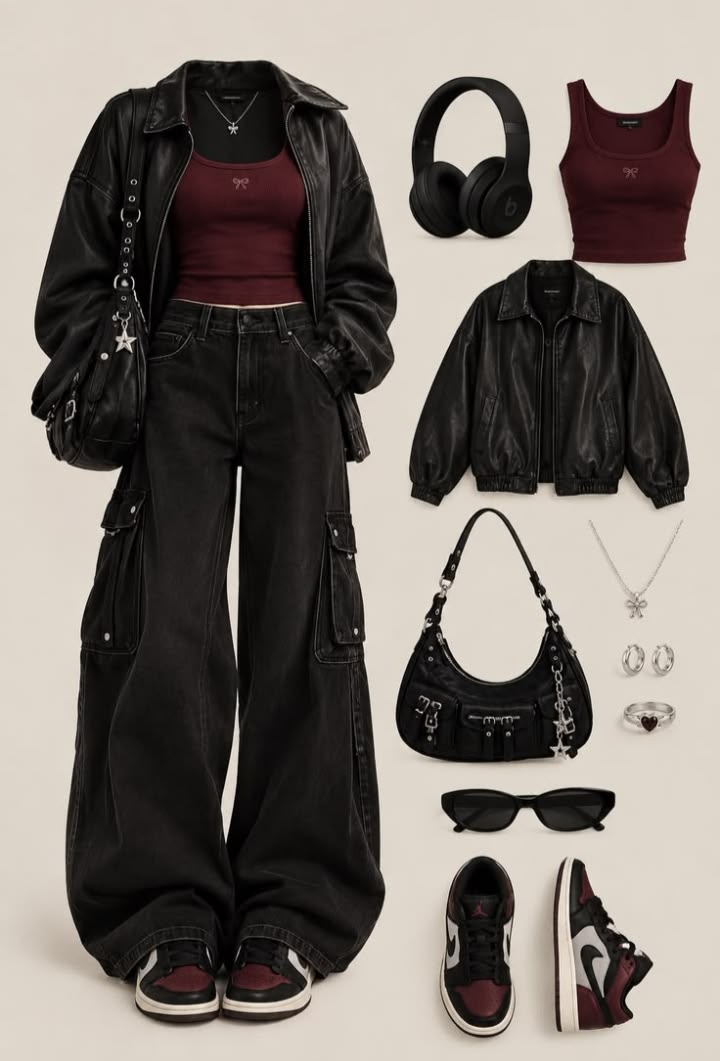 Il look cargo street definitivo 🖤🔥