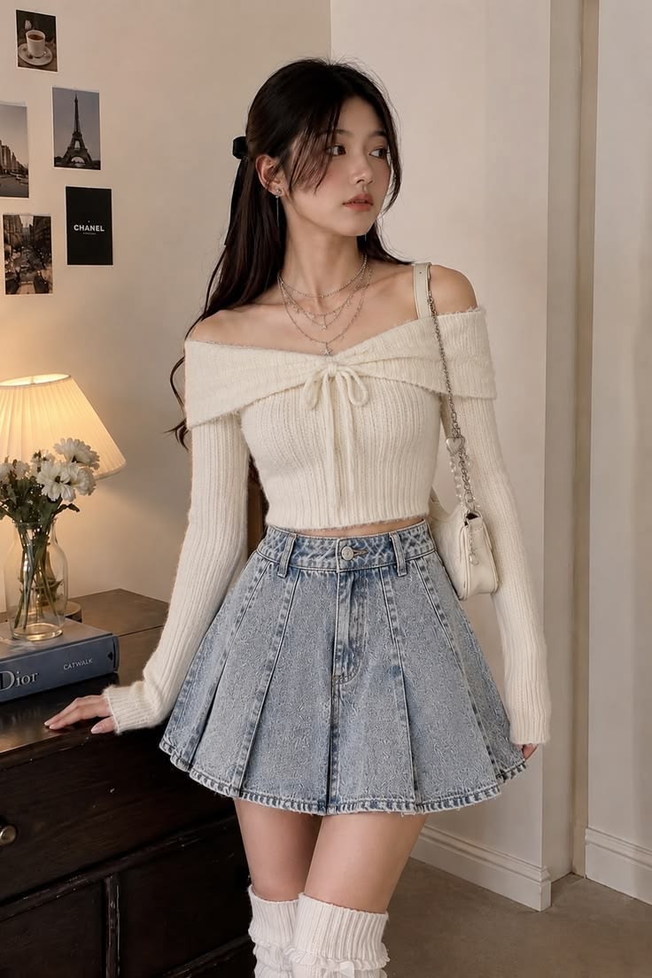 idées de tenues coréennes mignonnes