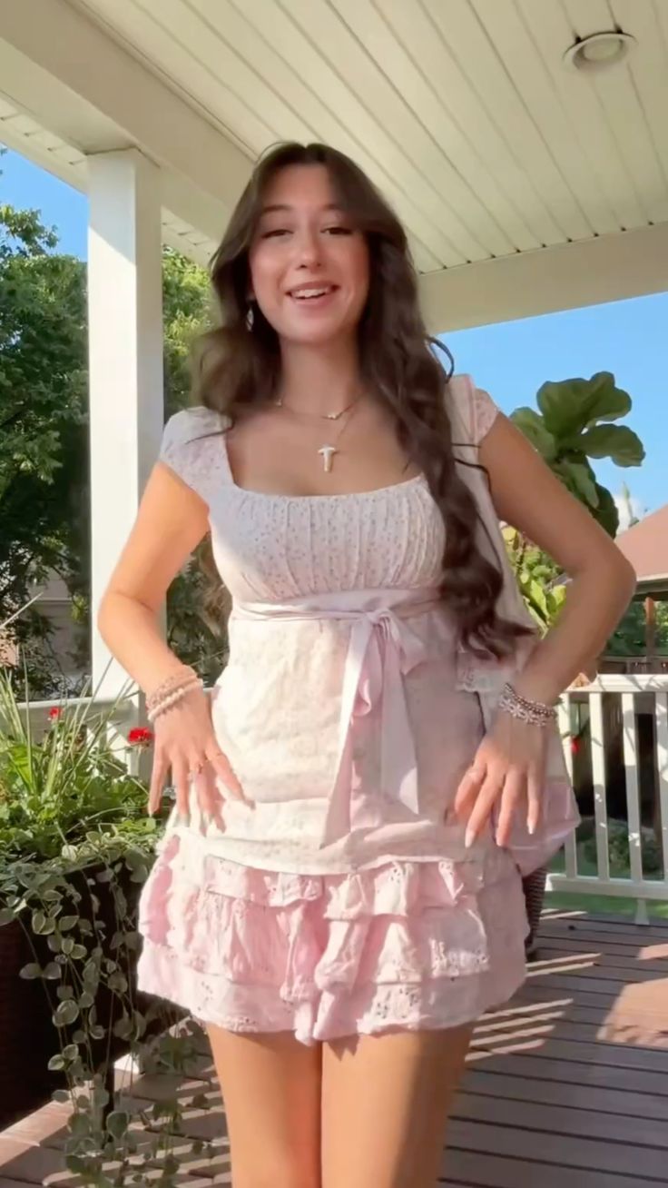 Outfit coquette rosa