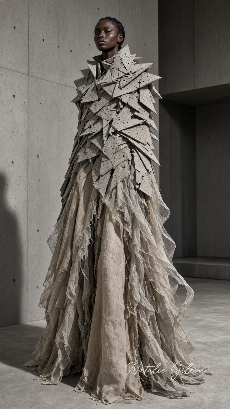 01 | Avant-Garde Couture | exploring high-fashion and concrete srtucture