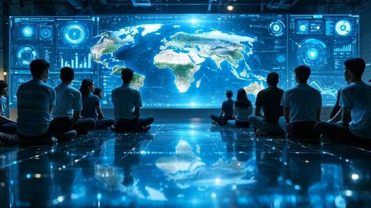 Aula futuristica – imparare la tecnologia globale