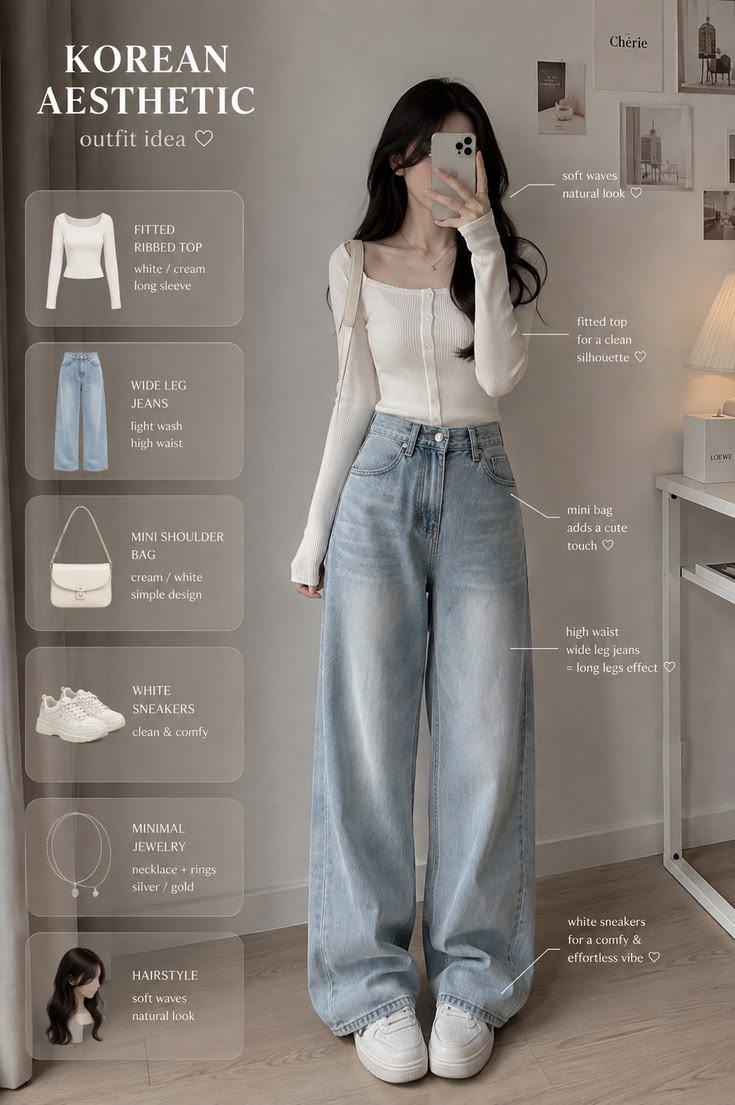 Aesthetic Outfit Ideas🤍