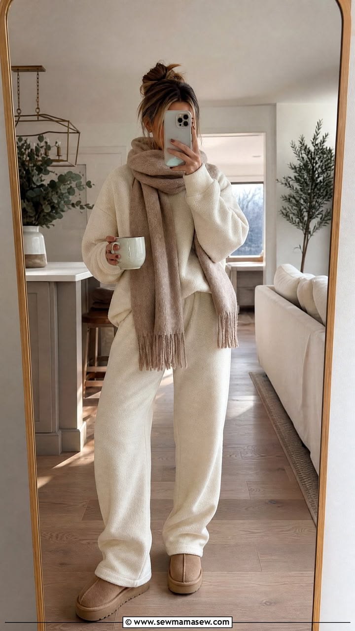 25 idee outfit di loungewear coordinato per giornate cozy e chic