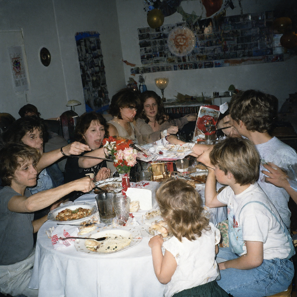 Семейная фотография 1980-х